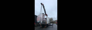 High-end MRI scanner delivered safely to our Danish warehouse