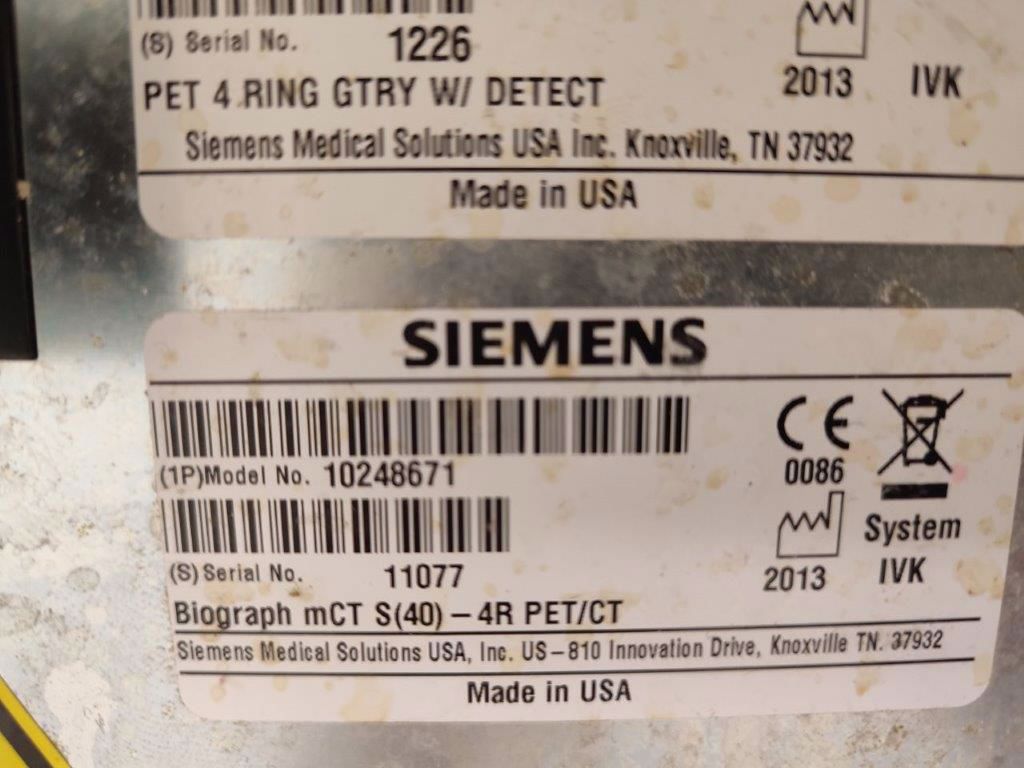 Siemens Biograph mCT 40 - 2013