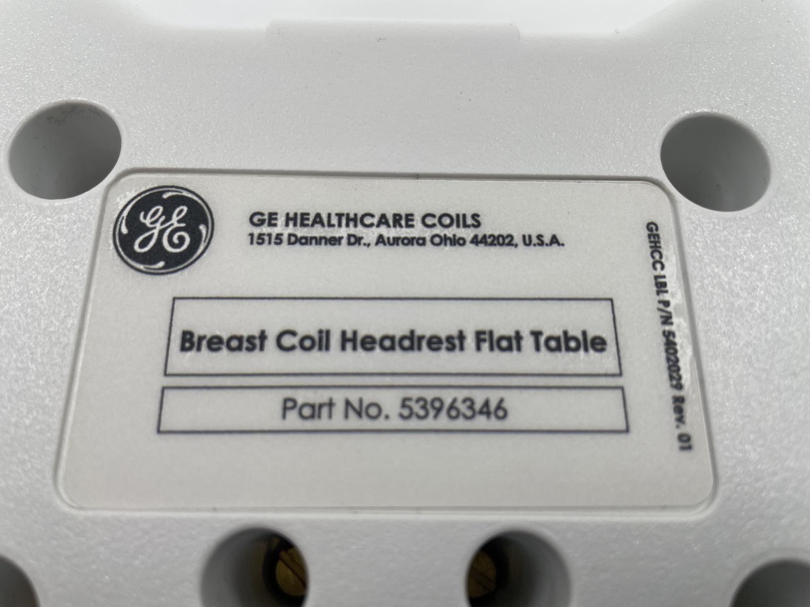 5396346 GE Breast Coil Headrest